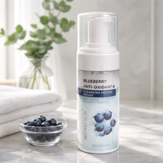 MOND’SUB Blueberry Anti-Oxidant Cleansing Mousse (120 ml)