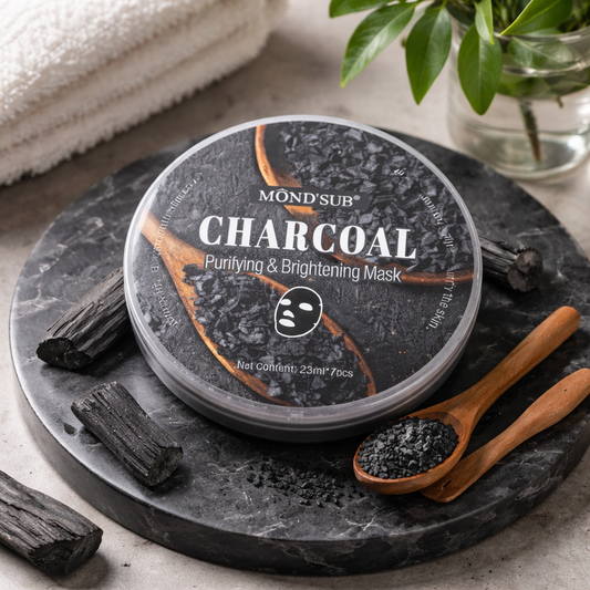 MOND’SUB Charcoal Purifying & Brightening Mask – 7er Pack
